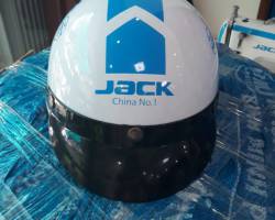 Nón bảo hiểm in logo công ty Jack Sewing Machine Co., Ltd