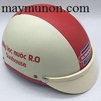 Nón bảo hiểm - đặt nón bảo hiểm in logo giá rẻ tp hcm ms60