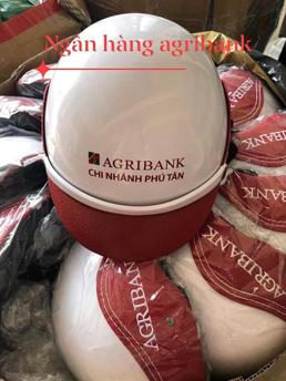Xưởng sản xuất nón bảo hiểm ngân hàng Agribank