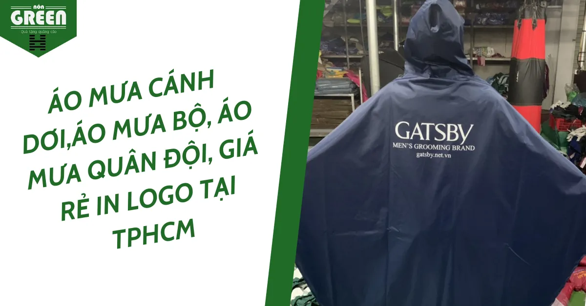  Áo Mưa In Logo, Áo Mưa Bộ, Áo Mưa Quân Đội, Giá Rẻ Tại TPHCM