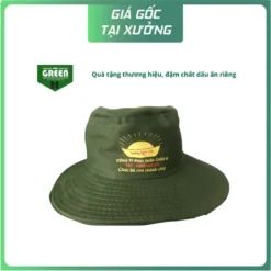 NÓN TAI BÈO XANH LÍNH – IN LOGO “CÔNG TY PHÁT TRIỂN CHÂU Á”