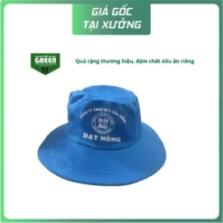 NÓN TAI BÈO XANH BIỂN – IN LOGO CÔNG TY LÚA GIỐNG ĐẠT NÔNG