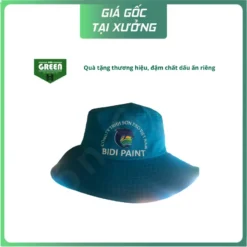 NÓN TAI BÈO XANH BIỂN – IN LOGO “BIDI PAINT”