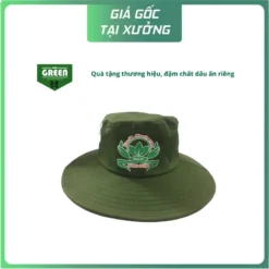 NÓN TAI BÈO XANH RÊU IN LOGO – GIÁ XƯỞNG, THƯƠNG HIỆU KHẲNG ĐỊNH