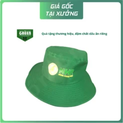 NÓN TAI BÈO XANH IN LOGO NÔNG HƯNG PHÁT – TRUYỀN TẢI NIỀM TIN, NÂNG TẦM THƯƠNG HIỆU
